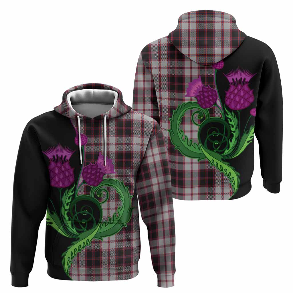 MacPherson (McPherson) Tartan Hoodie Traditional Scottish Thistle