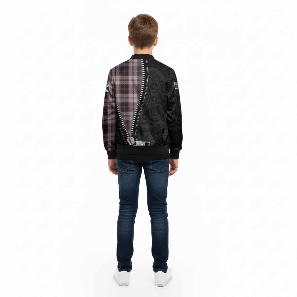 MacPherson (McPherson) Tartan Kid Bomber Jacket New Zealand Pattern Unique Zipper Stylized