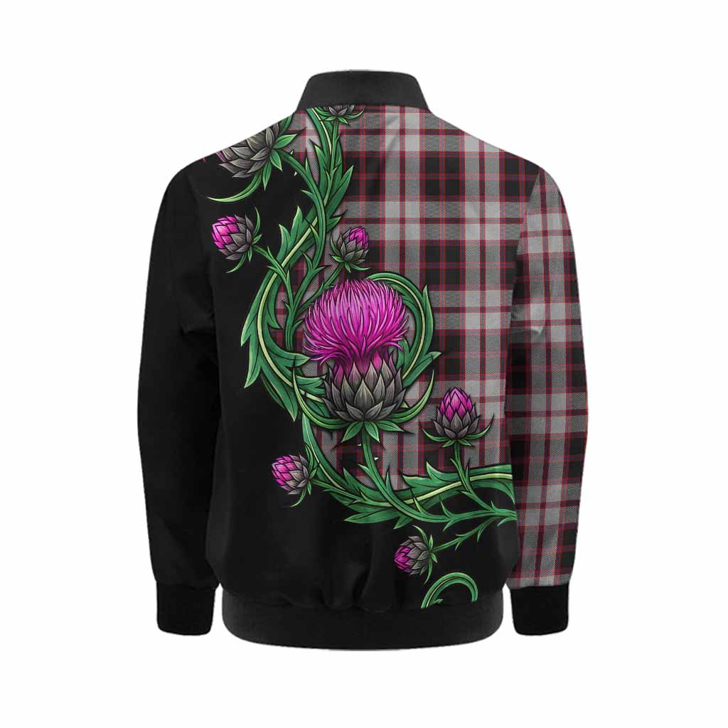 MacPherson (McPherson) Tartan Kid Bomber Jacket Resilient Scottish Thistle Kid - Tartan Vibes Clothing