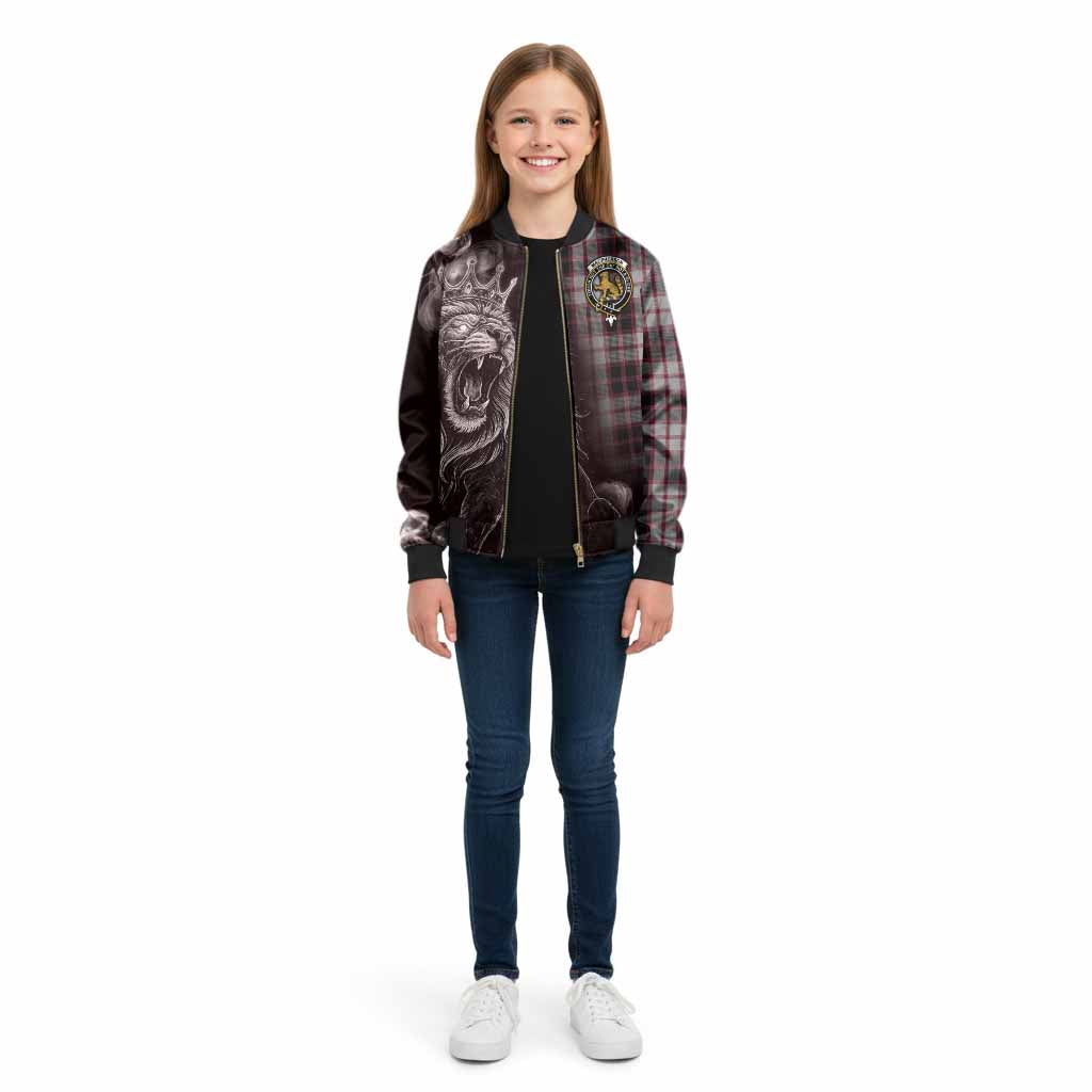 MacPherson (McPherson) Tartan Kid Bomber Jacket Roaring Lion Heritage