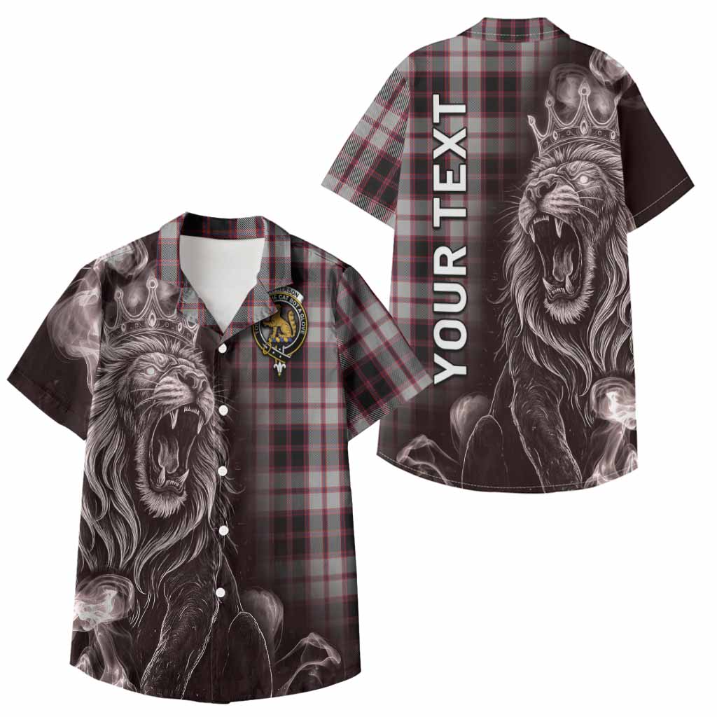 MacPherson (McPherson) Tartan Kid Hawaiian Shirt Roaring Lion Heritage