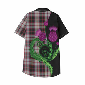 MacPherson (McPherson) Tartan Kid Hawaiian Shirt Traditional Scottish Thistle