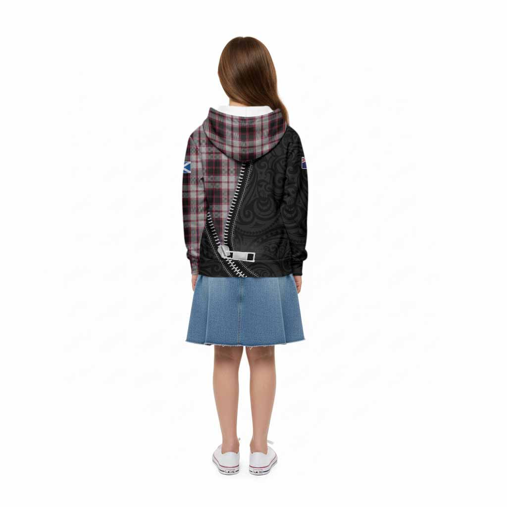 MacPherson (McPherson) Tartan Kid Hoodie New Zealand Pattern Unique Zipper Stylized