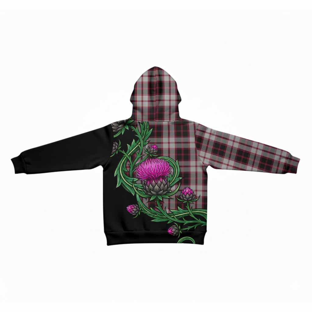 MacPherson (McPherson) Tartan Kid Hoodie Resilient Scottish Thistle - Tartan Vibes Clothing