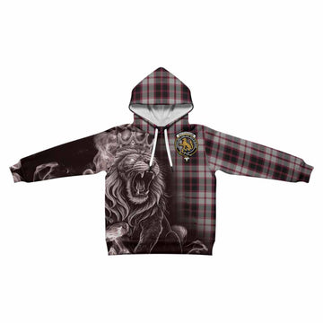 MacPherson (McPherson) Tartan Kid Hoodie Roaring Lion Heritage