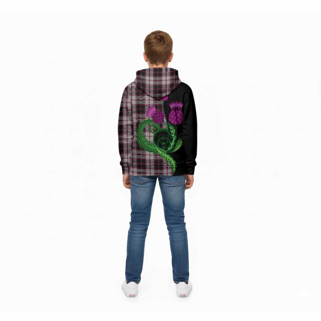 MacPherson (McPherson) Tartan Kid Hoodie Traditional Scottish Thistle