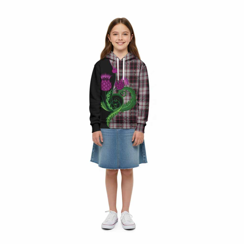 MacPherson (McPherson) Tartan Kid Hoodie Traditional Scottish Thistle