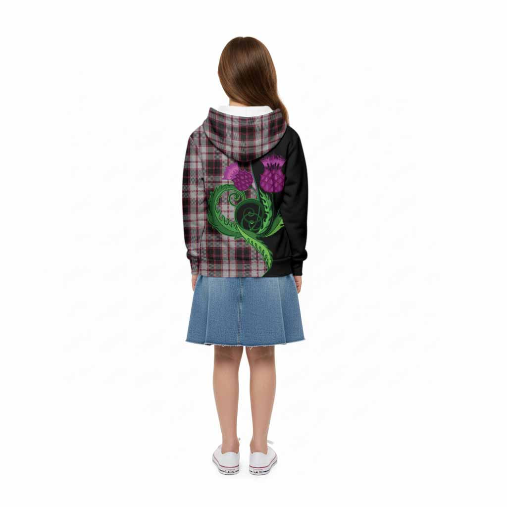 MacPherson (McPherson) Tartan Kid Hoodie Traditional Scottish Thistle