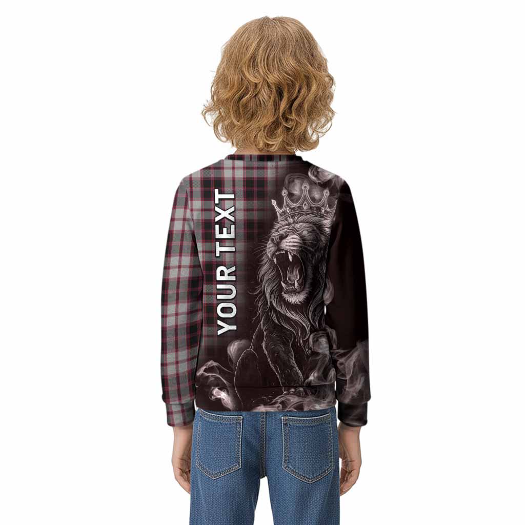 MacPherson (McPherson) Tartan Kid Knitted Sweatshirt Roaring Lion Heritage