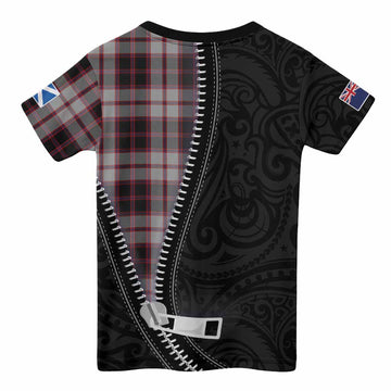 MacPherson (McPherson) Tartan Kid T-shirt New Zealand Pattern Unique Zipper Stylized