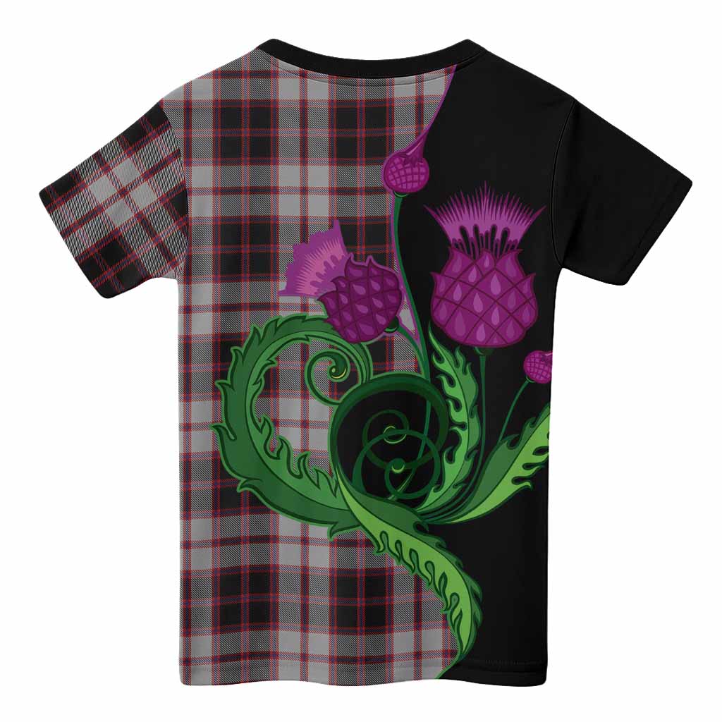 MacPherson (McPherson) Tartan Kid T-shirt Traditional Scottish Thistle