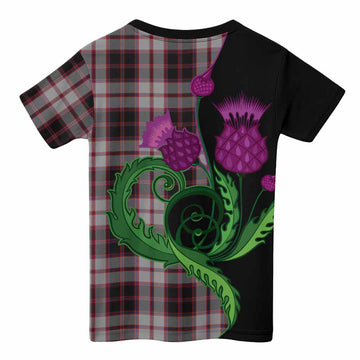 MacPherson (McPherson) Tartan Kid T-shirt Traditional Scottish Thistle