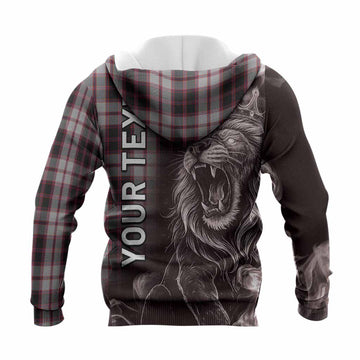 MacPherson (McPherson) Tartan Knitted Hoodie Roaring Lion Heritage