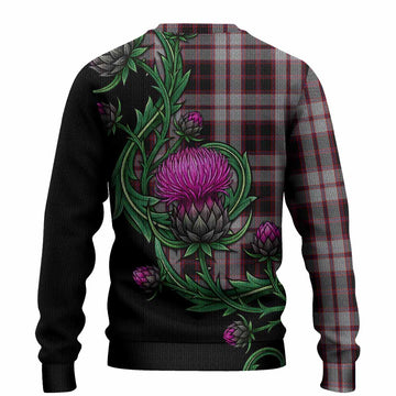 MacPherson (McPherson) Tartan Knitted Sweater Resilient Scottish Thistle - Tartan Vibes Clothing