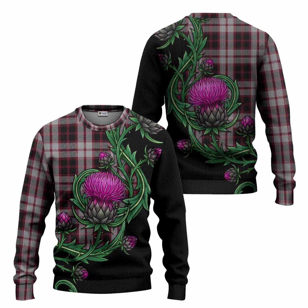 MacPherson (McPherson) Tartan Knitted Sweater Resilient Scottish Thistle - Tartan Vibes Clothing