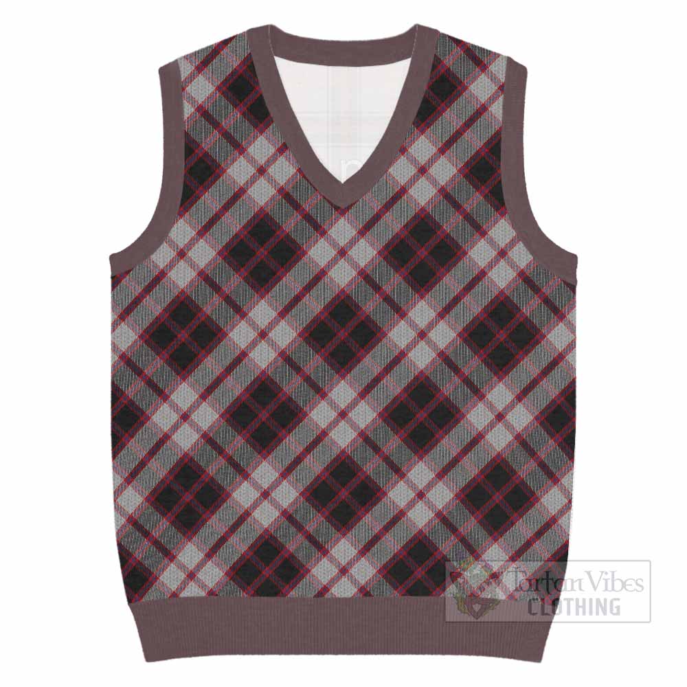 MacPherson (McPherson) Tartan  Knitted V-Neck Vest Cross Style