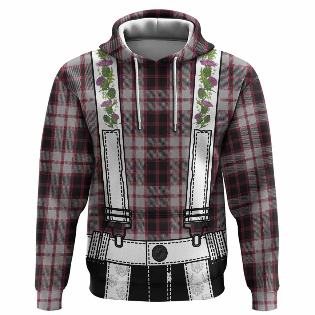 MacPherson (McPherson) Tartan Lederhosen Costume Hoodie Scotland Thistle Floral