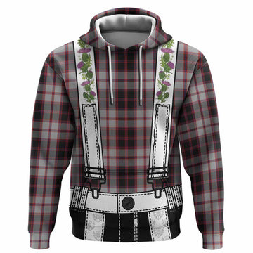 MacPherson (McPherson) Tartan Lederhosen Costume Hoodie Scotland Thistle Floral