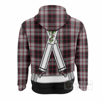 MacPherson (McPherson) Tartan Lederhosen Costume Hoodie Scotland Thistle Floral