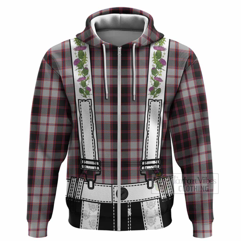 MacPherson (McPherson) Tartan Lederhosen Costume Hoodie Scotland Thistle Floral