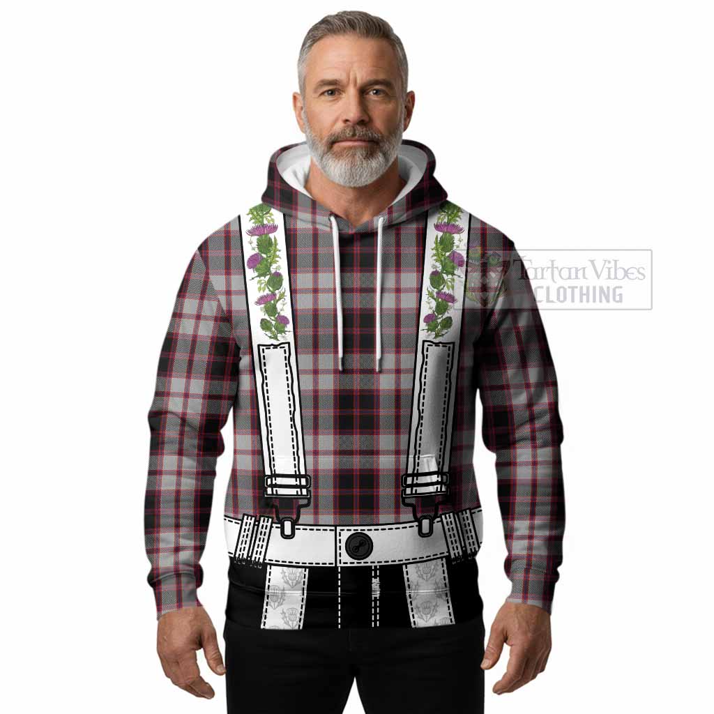 MacPherson (McPherson) Tartan Lederhosen Costume Hoodie Scotland Thistle Floral