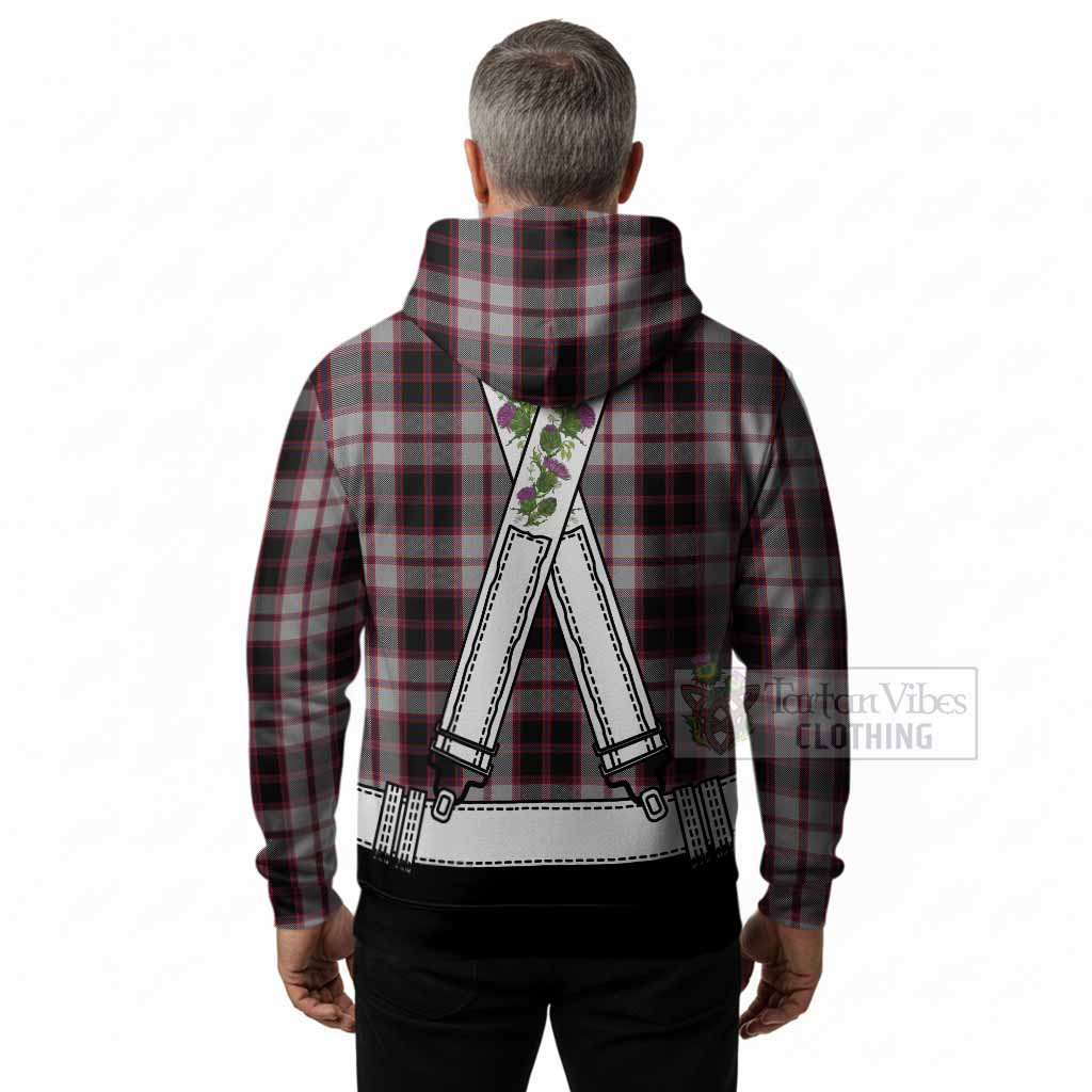 MacPherson (McPherson) Tartan Lederhosen Costume Hoodie Scotland Thistle Floral
