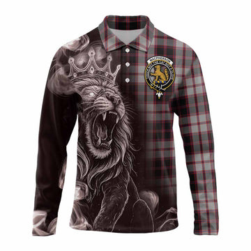 MacPherson (McPherson) Tartan Long Sleeve Polo Shirt Roaring Lion Heritage