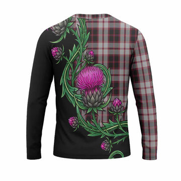 MacPherson (McPherson) Tartan Long Sleeve T-Shirt Resilient Scottish Thistle - Tartan Vibes Clothing
