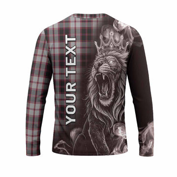 MacPherson (McPherson) Tartan Long Sleeve T-Shirt Roaring Lion Heritage