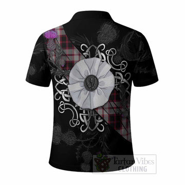 MacPherson (McPherson) Tartan Polo Shirt Jacobite White Rose - Tartan Vibes Clothing