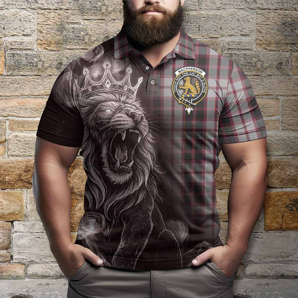 MacPherson (McPherson) Tartan Polo Shirt Roaring Lion Heritage