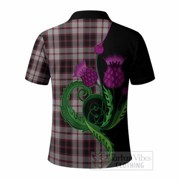 MacPherson (McPherson) Tartan Polo Shirt Traditional Scottish Thistle
