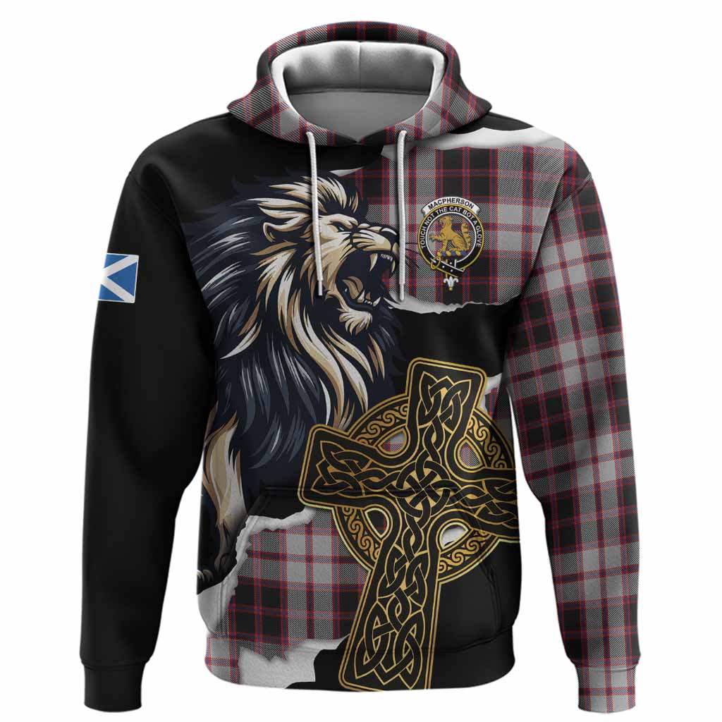 MacPherson (McPherson) Tartan Scottish Hoodie Lion Celtic Heritage