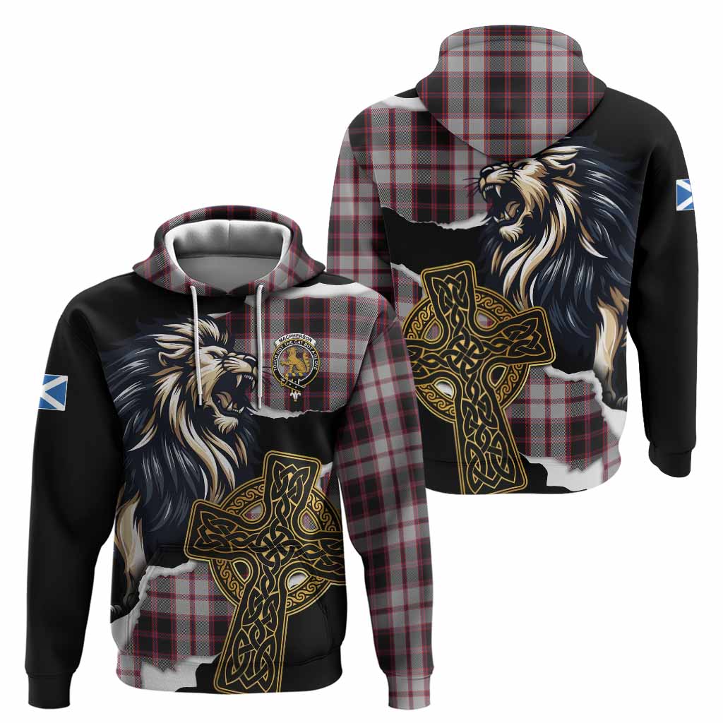 MacPherson (McPherson) Tartan Scottish Hoodie Lion Celtic Heritage