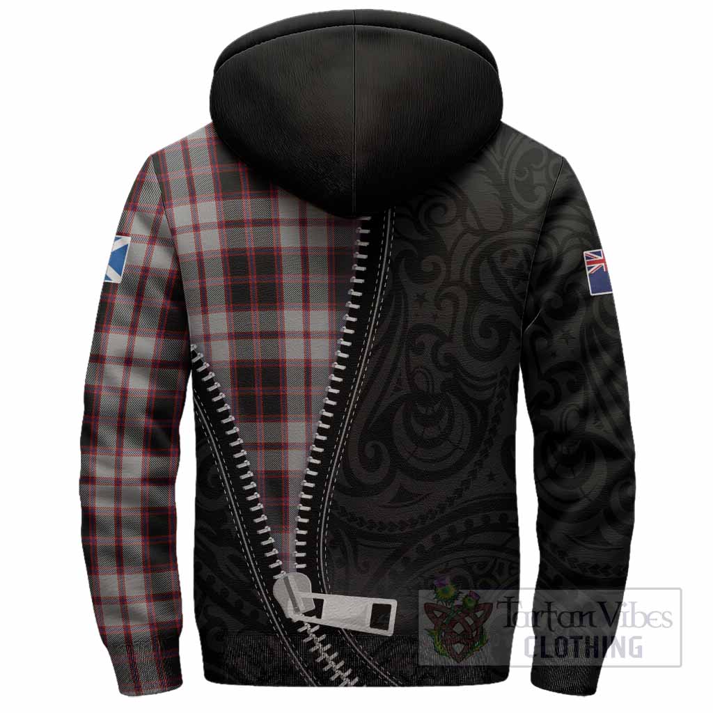 MacPherson (McPherson) Tartan Sherpa Hoodie New Zealand Pattern Unique Zipper Stylized