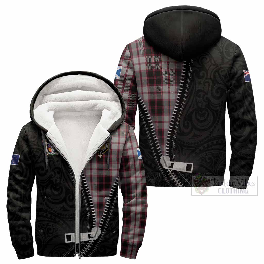 MacPherson (McPherson) Tartan Sherpa Hoodie New Zealand Pattern Unique Zipper Stylized