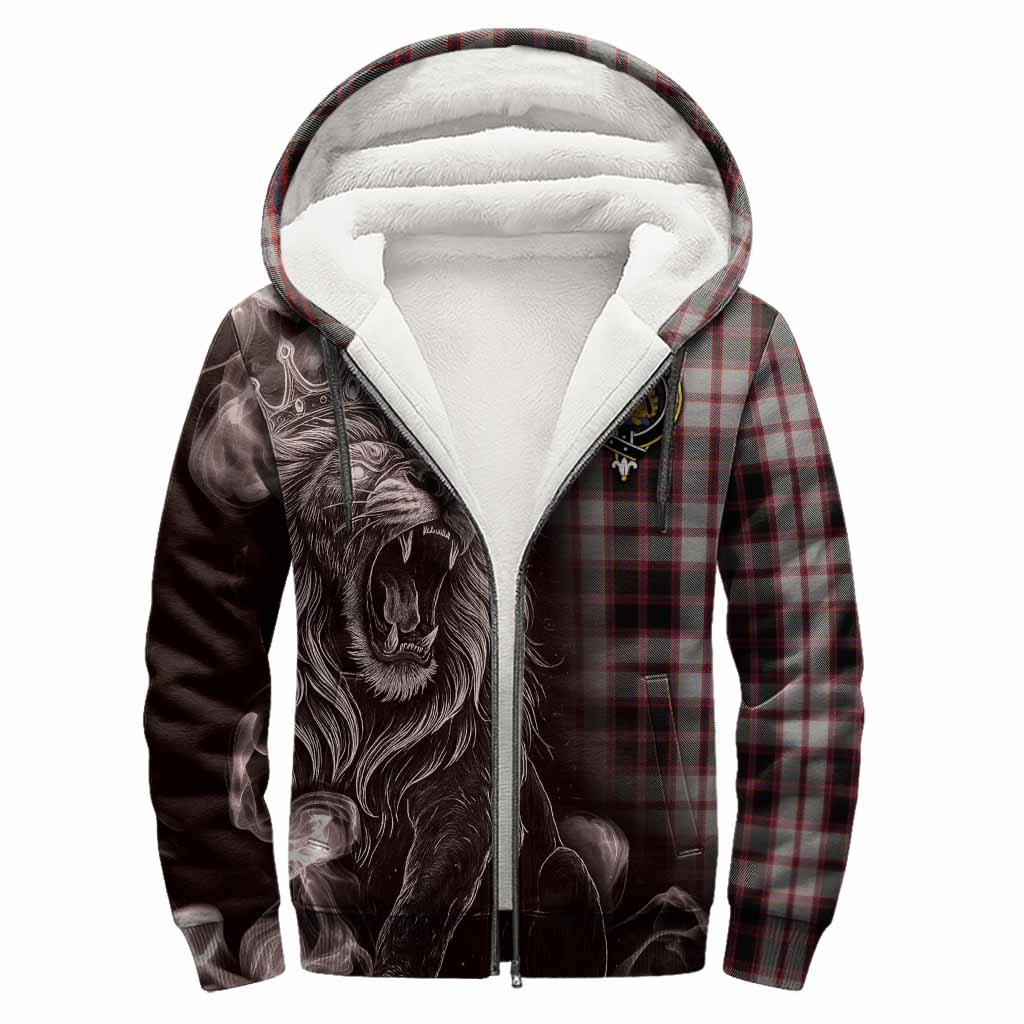 MacPherson (McPherson) Tartan Sherpa Hoodie Roaring Lion Heritage