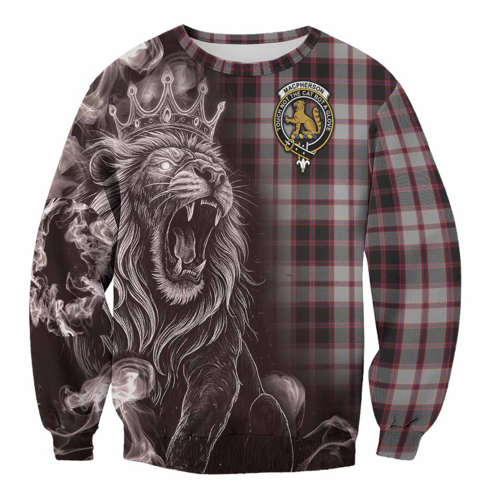 MacPherson (McPherson) Tartan Sweatshirt Roaring Lion Heritage