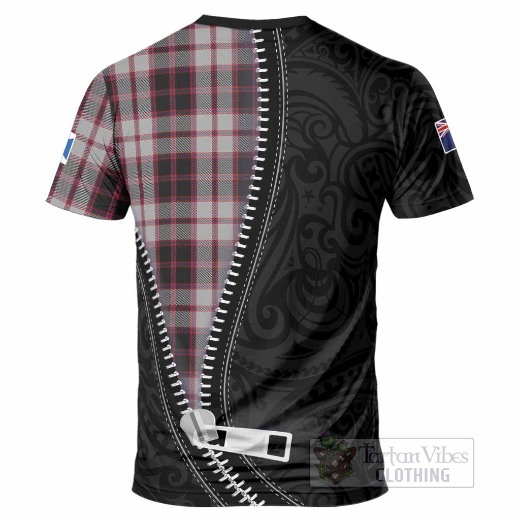 MacPherson (McPherson) Tartan T-Shirt New Zealand Pattern Unique Zipper Stylized