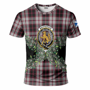 MacPherson (McPherson) Tartan T-Shirt Thistle Scottish Spirit