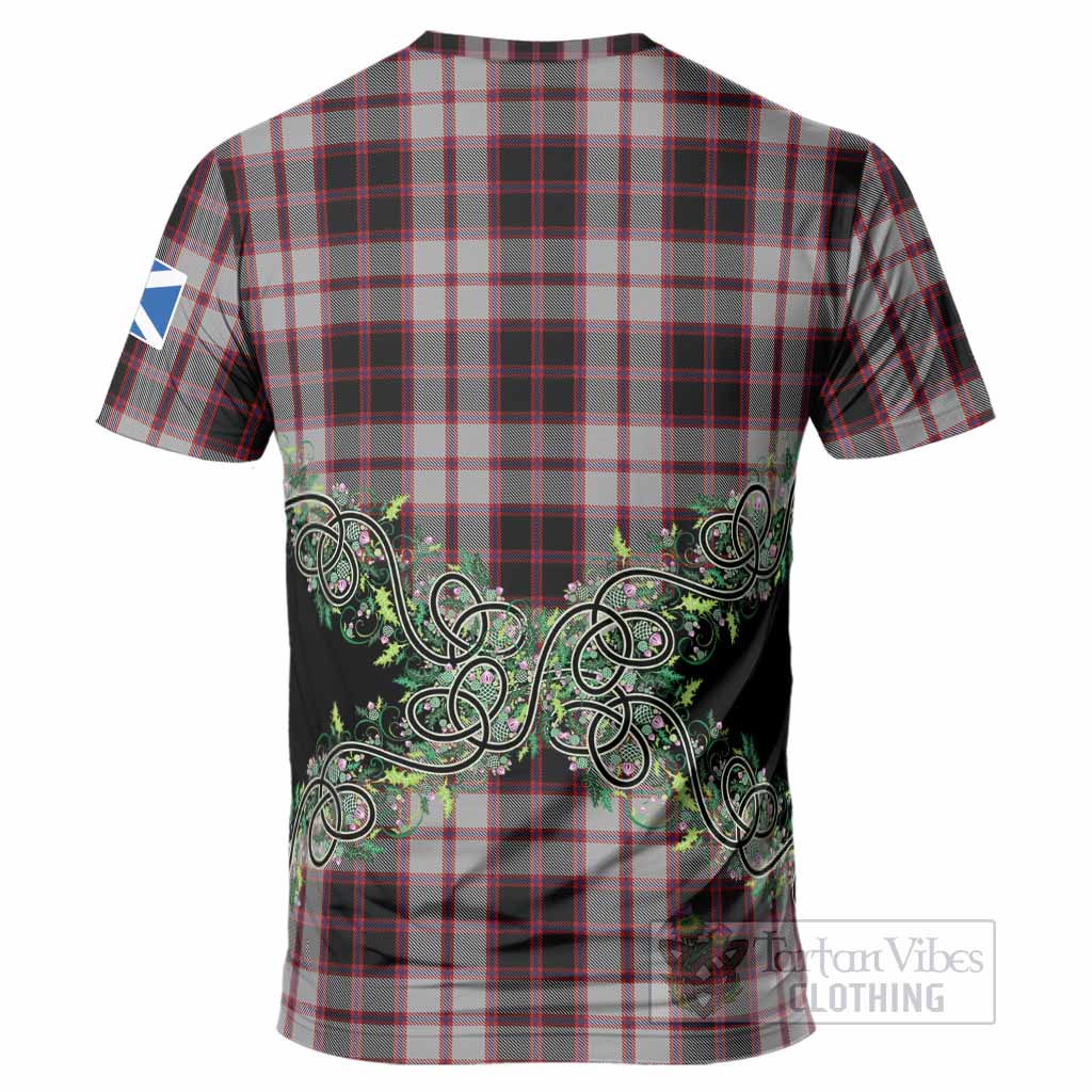 MacPherson (McPherson) Tartan T-Shirt Thistle Scottish Spirit