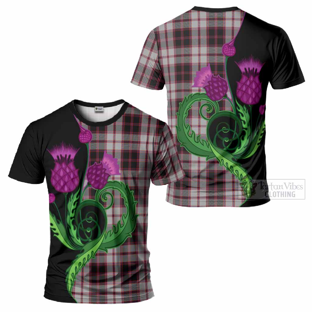 MacPherson (McPherson) Tartan T-Shirt Traditional Scottish Thistle