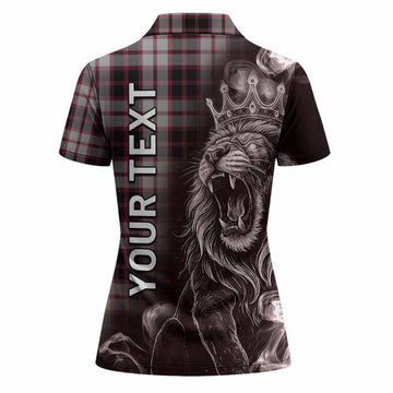 MacPherson (McPherson) Tartan Women Polo Shirt Roaring Lion Heritage