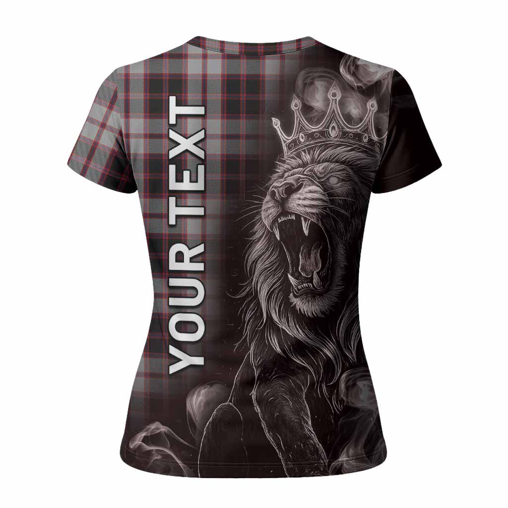 MacPherson (McPherson) Tartan Women T shirt Roaring Lion Heritage