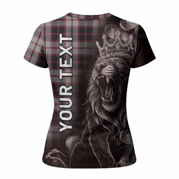 MacPherson (McPherson) Tartan Women T shirt Roaring Lion Heritage