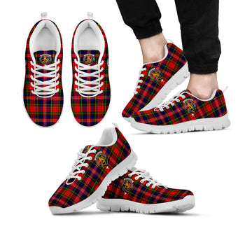 MacPherson Modern Tartan Sneakers with Family Crest