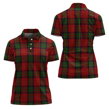 MacPherson of Cluny Tartan Polo Shirt For Women