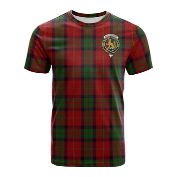 MacPherson of Cluny Tartan T-Shirt with Family Crest