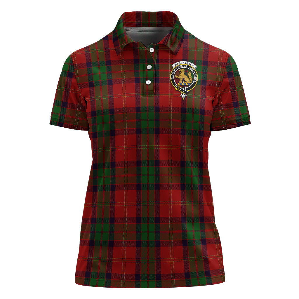 macpherson-of-cluny-tartan-polo-shirt-with-family-crest-for-women