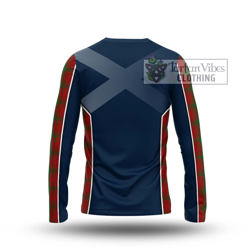 MacQuarrie (McQuarrie) Tartan Long Sleeve T-Shirt with Family Crest and Lion Rampant Vibes Sport Style - Tartan Vibes Clothing